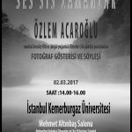 İstanbul, Kemerburgaz Üniversitesi sunum ve söyleşi